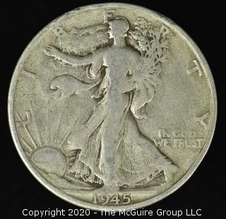 1945 Walking Liberty Half Dollar 