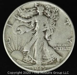 1945 Walking Liberty Half Dollar 