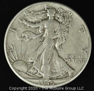 1945 Walking Liberty Half Dollar 