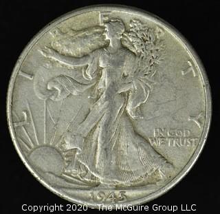 1945 Walking Liberty Half Dollar 