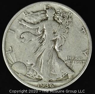 1936 Walking Liberty Half Dollar 