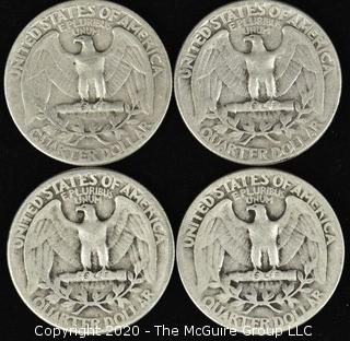 (4) 1944 Washington Quarters