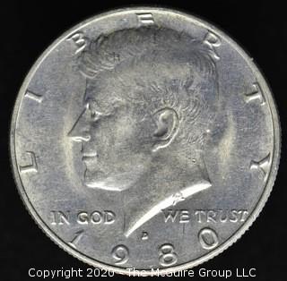 1980-D Kennedy Half Dollar