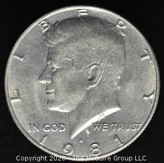 1981-D Kennedy Half Dollar