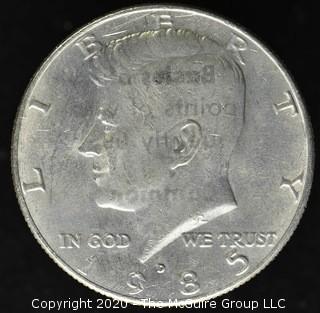 1985-D Kennedy Half Dollar