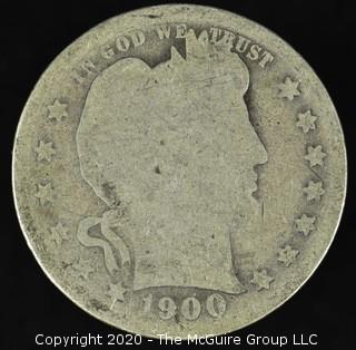 1900-S Barber Quarter