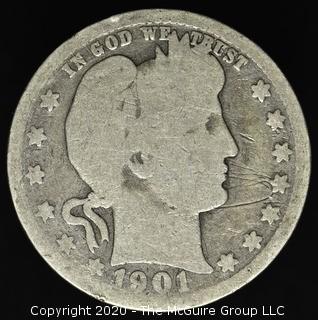 1901 Barber Quarter