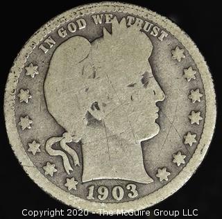 1903 Barber Quarter