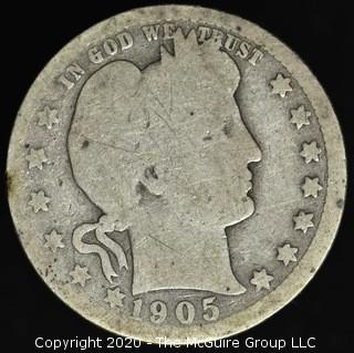 1905 Barber Quarter