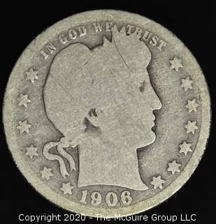 1906 Barber Quarter