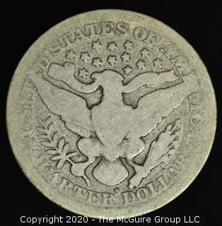 1909-S Barber Quarter