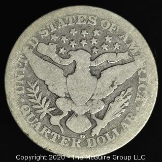 1908-D Barber Quarter