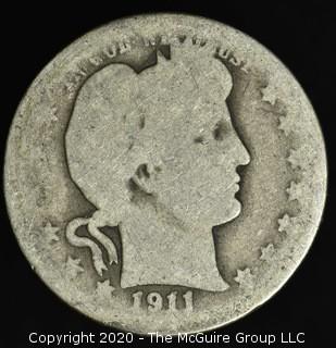 1911-? Barber Quarter