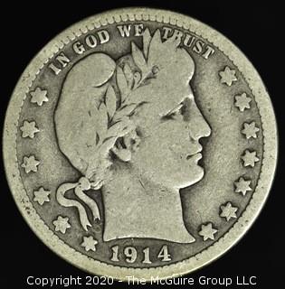 1914-D Barber Quarter