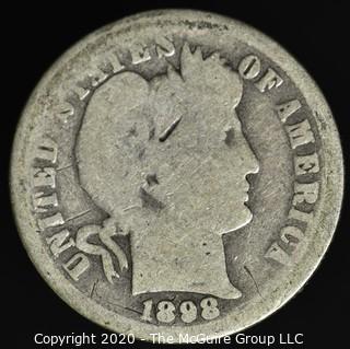 1898-O Barber Dime