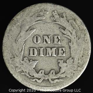 1907 Barber Dime