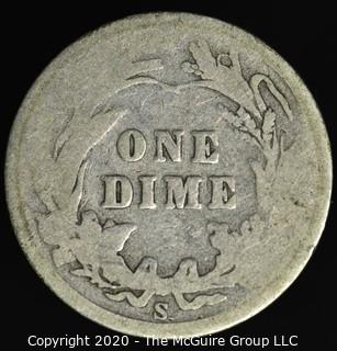 1907-S Barber Dime