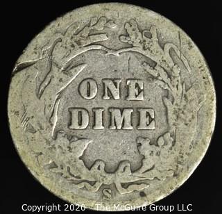 1908-S Barber Dime