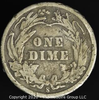 1909-S Barber Dime