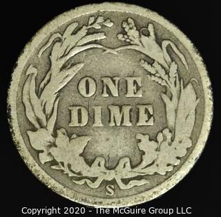 1910-S Barber Dime