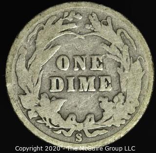 1911-S Barber Dime