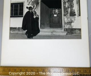 Black & White Photo - Bavarian Murals by Allayne Novak. Measures 16" x 20" and mounted on picture board.