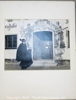 Black & White Photo - Bavarian Murals by Allayne Novak. Measures 16" x 20" and mounted on picture board.