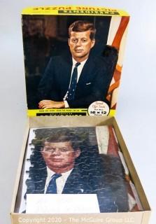 Vintage John F Kennedy, Presidents Jigsaw Puzzle, Complete. 