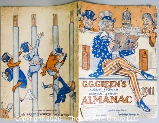 1911 GG Green's August Flower & German Syrup Almanac.  