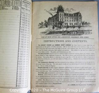 1911 GG Green's August Flower & German Syrup Almanac.  