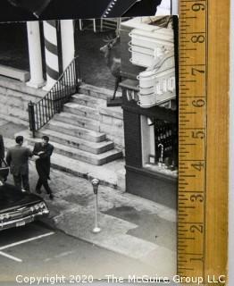 Set of Three Large Format Unframed Black & White Photographs from the Justice Story Series from Life Magazine by A. Rickerby, 1964. Story of the Jimmy Hoffa Trial.   Measures approximately 14" x 9".