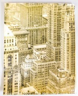 Large Format Black & White Sepia Tone Photograph - New York City, by Rickerby.
