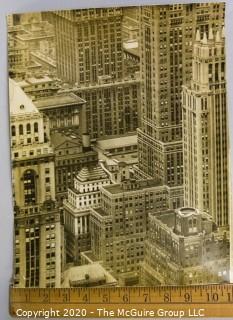 Large Format Black & White Sepia Tone Photograph - New York City, by Rickerby.
