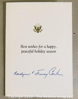 Holiday Card Signed by Rosalynn & Jimmy Carter, 1997