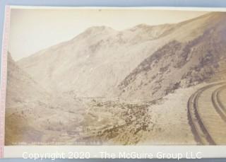 Collection of Three Black & White Sepia Tone Photographs of Colorado. Each measures approximately 5" x 8".
