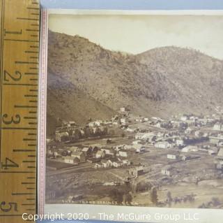 Collection of Three Black & White Sepia Tone Photographs of Colorado. Each measures approximately 5" x 8".
