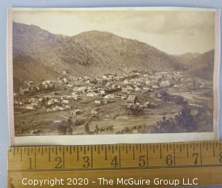 Collection of Three Black & White Sepia Tone Photographs of Colorado. Each measures approximately 5" x 8".
