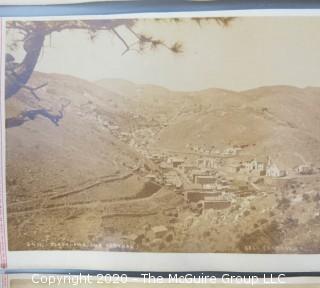 Collection of Three Black & White Sepia Tone Photographs of Colorado. Each measures approximately 5" x 8".
