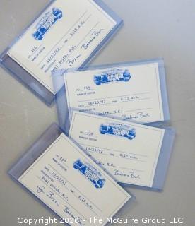 Collection of Vintage Washington DC Tickets and Passes for the White House, Cherry Blossom, Metro Opening, etc. 