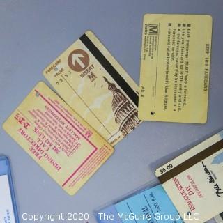 Collection of Vintage Washington DC Tickets and Passes for the White House, Cherry Blossom, Metro Opening, etc. 