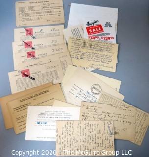 Group of Vintage Promotional Postcards, Proxy Cards, Etc. 