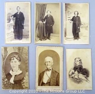 Collection of Vintage Black & White Cabinet Cards.  Includes one labeled Sultan.