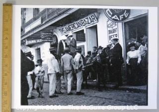 Vintage Black & White Photo of the American Bazaar.