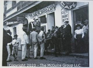 Vintage Black & White Photo of the American Bazaar.