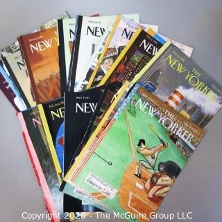 Collection of The New Yorker Magazine Covers.  This group is just for the cover, the magazines are not included. 