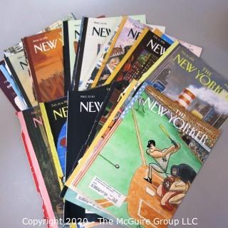 Collection of The New Yorker Magazine Covers.  This group is just for the cover, the magazines are not included. 