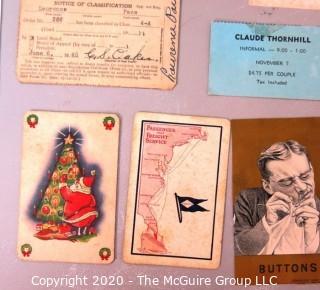 Collection of Vintage Membership and Collector Cards.  Includes Some From Military Clubs.