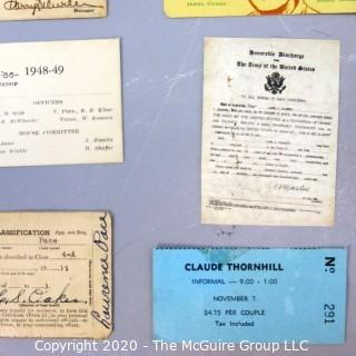 Collection of Vintage Membership and Collector Cards.  Includes Some From Military Clubs.