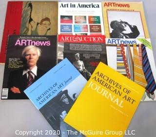 Group of Vintage Art and Art News Magazines. 