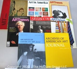 Group of Vintage Art and Art News Magazines. 